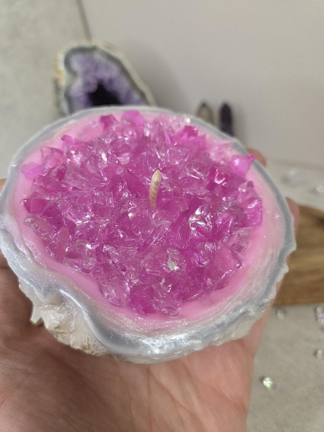 Illusion Géode Fleur de Coton Q.rose ( G.QR.051)