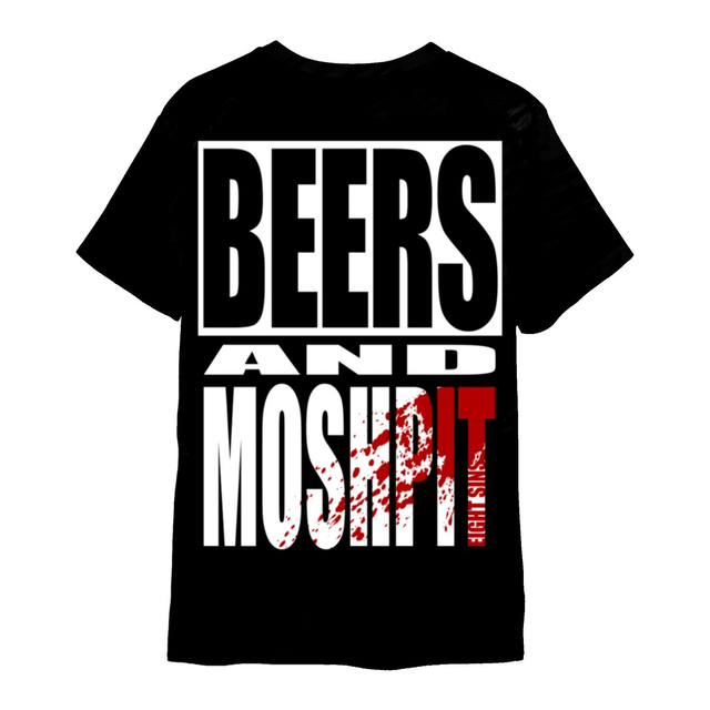 T-shirt Beers and Moshpit