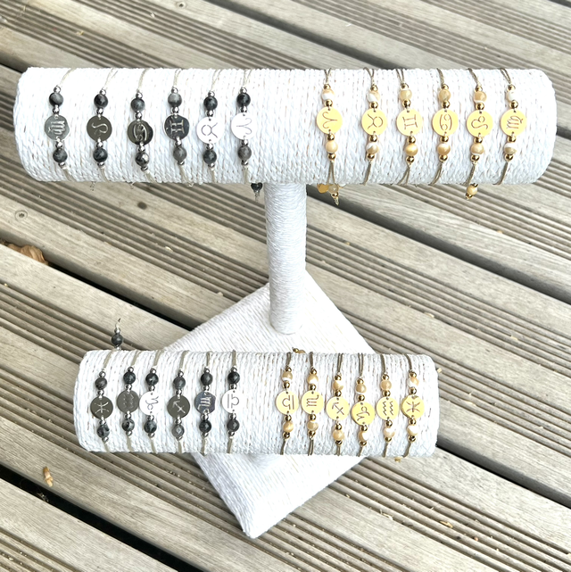 BRACELET SIGNE ASTROLOGIQUES EN LUREX