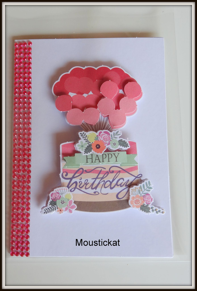 Carte Anniversaire  N&#039; A02