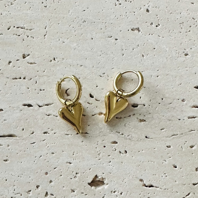 Oorbellen hartje klein