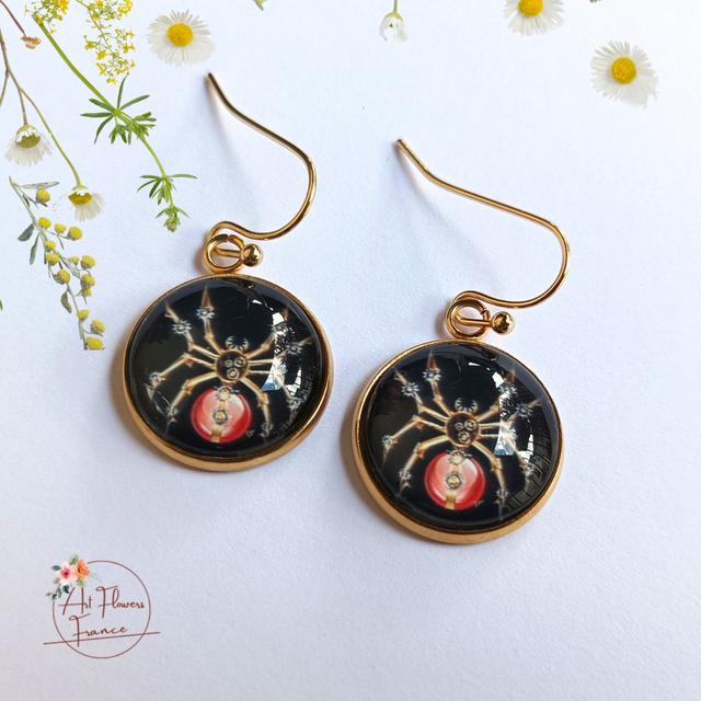 Bijoux illustrés - Araignée