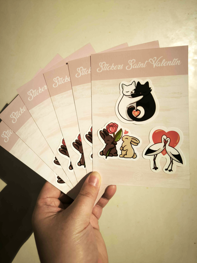 Pack Stickers - Saint Valentin