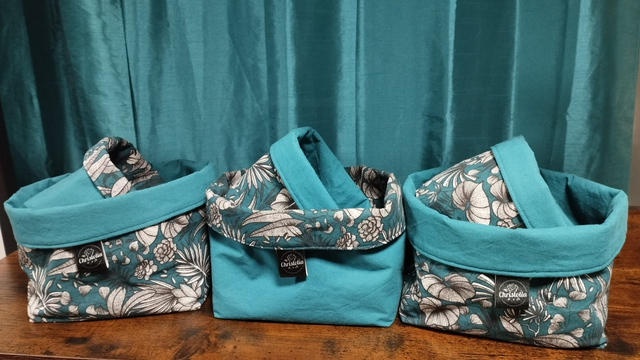 Vides poches réversibles feuillage