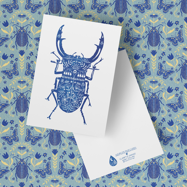 Carte La lucane cerf-volant