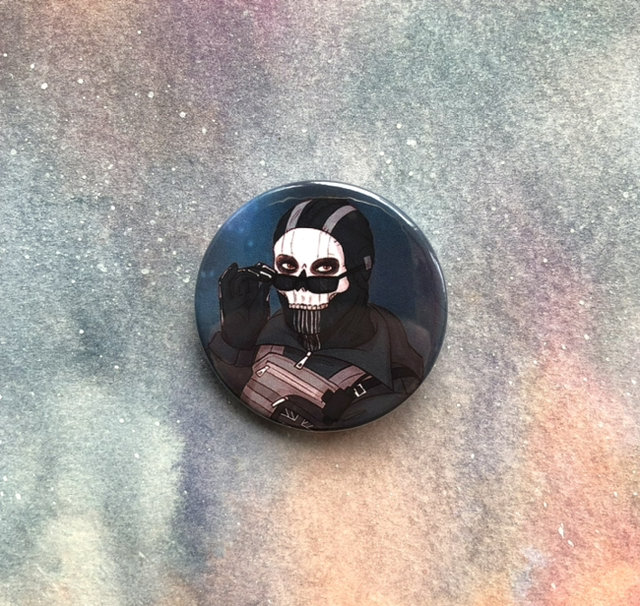 CoD - Ghost Button-B8