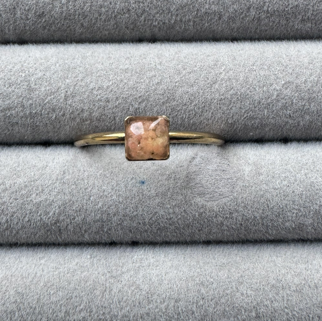 Orange starlight ring