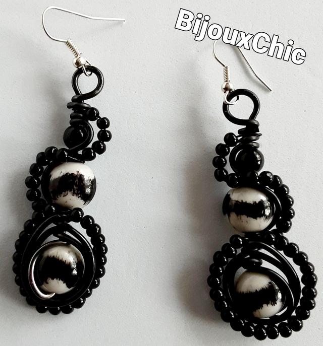 Boucles d&#039;oreilles Nuit Élégante
