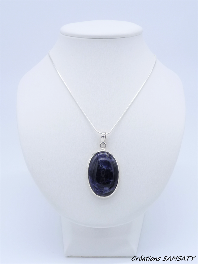 Pendentif en Sodalite