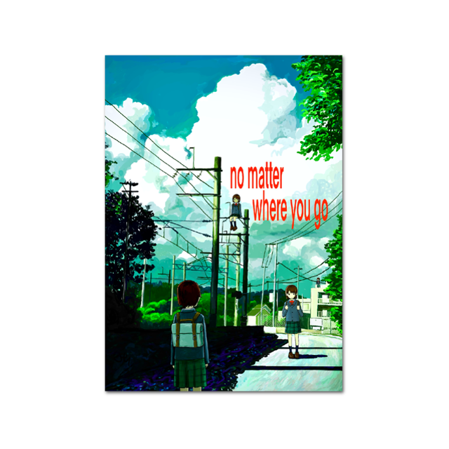 small art print - lain, everyone’s connected 🌐