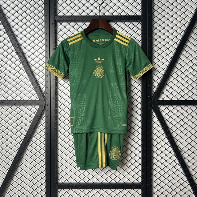Conjunto camiseta + pantalón NIÑOS México Edición Especial (Verde) - 25-26