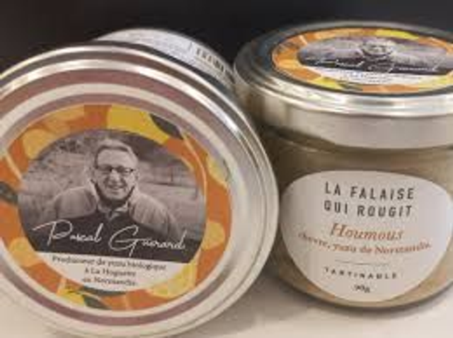 Houmous chevre et yuzu 90g Falaise qui rougit 