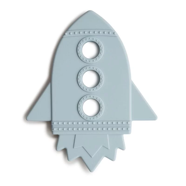 MUSHIE - Teether Rocket - Blue  
