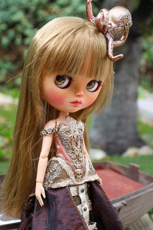 Ocean Queen outfit for Blythe and Pullip dolls