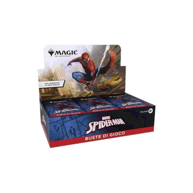 1) Booster Box Marvel Spiderman Italiano Display Sigillato (30 Bustine Gioco) - Magic the Gathering