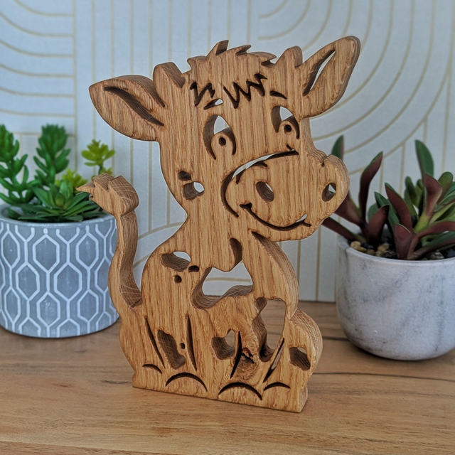 Vache en chêne massif