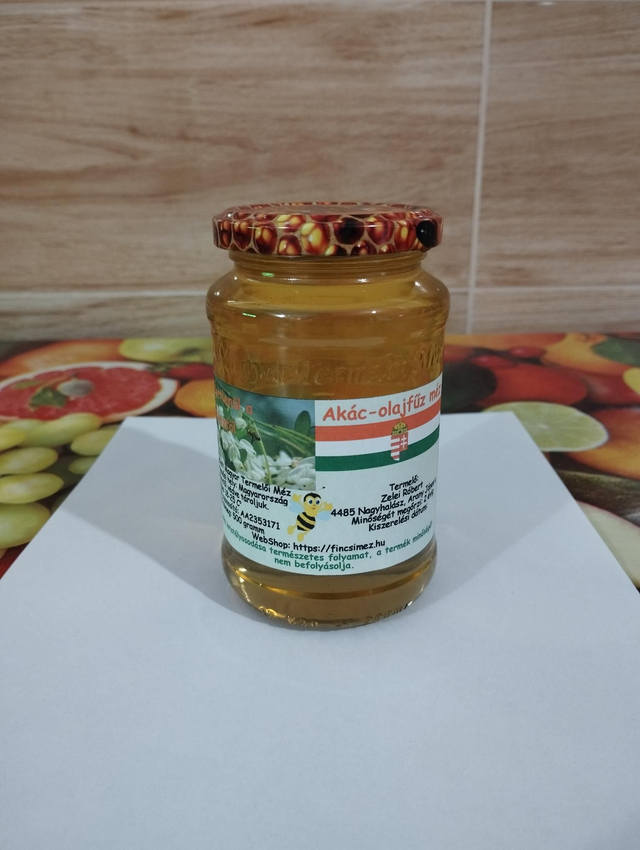 Termelői Akác- Olajfűz Méz 0,5 kg