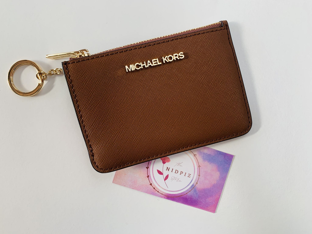 Michael Kors - Tarjetero monedero Camel (Coin purse)