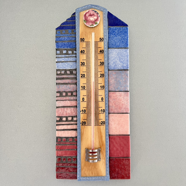 Mosaïque - Thermomètre d’ambiance - Intérieur/Extérieure 