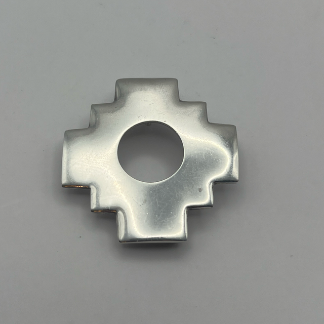 Vintage Dellapina 925 Sterling Silver Modernist Pendant Brooch — Marked