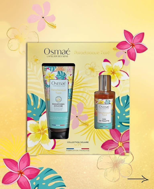 Coffret Paradisiaque Tiaré N°71 - shamp + EDT