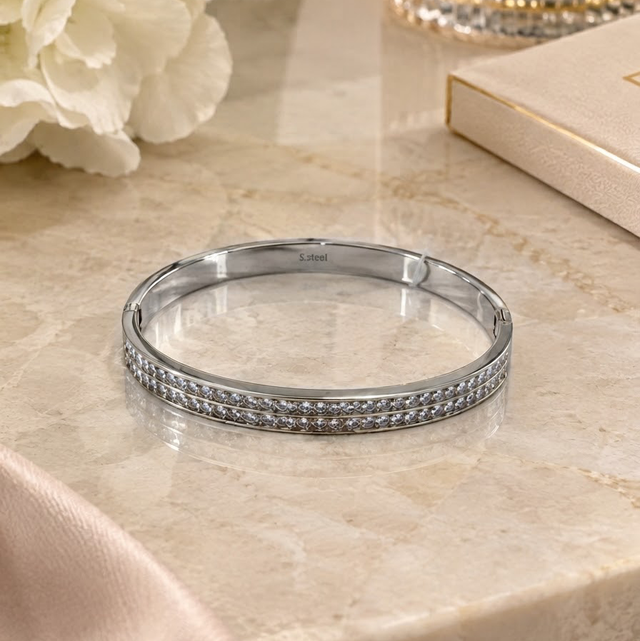Bracciale Rigido Radiant Silver