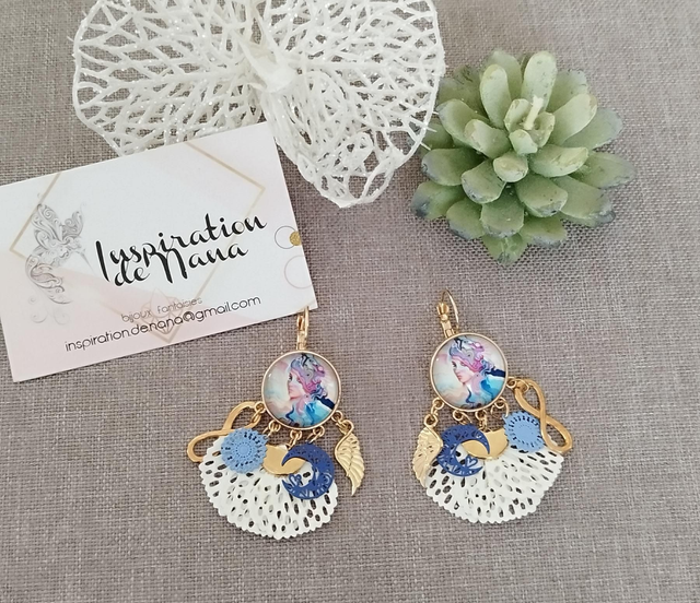 Boucles d'oreilles dormeuses fantaisies 