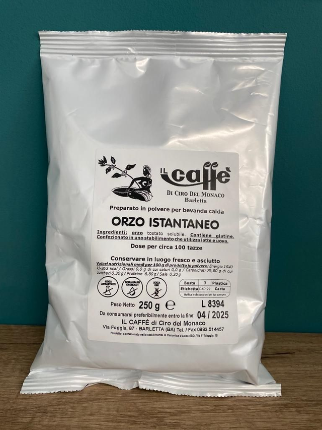 ORZO ISTANTANEO 250 GR. di "Il Caffe di Ciro del Monaco"