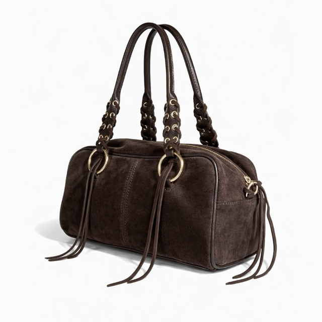 CHLOE bag - suede dark brown