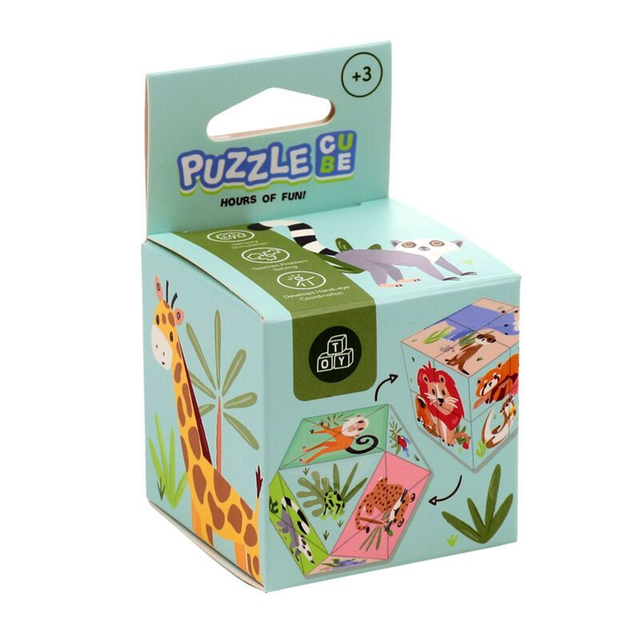 Puzzle Cube Toy - Zooniverse - Pack of 2 - Random