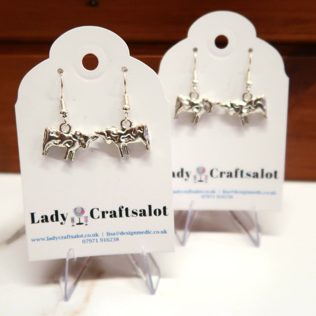 Cow Earrings