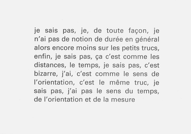 Le sens de la mesure - carte postale