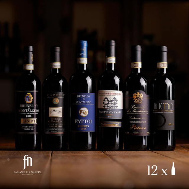 Brunello &amp; Friends - 12 Bottles