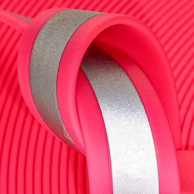 Collier Biothane (25mm) réfléchissant personnalisable 