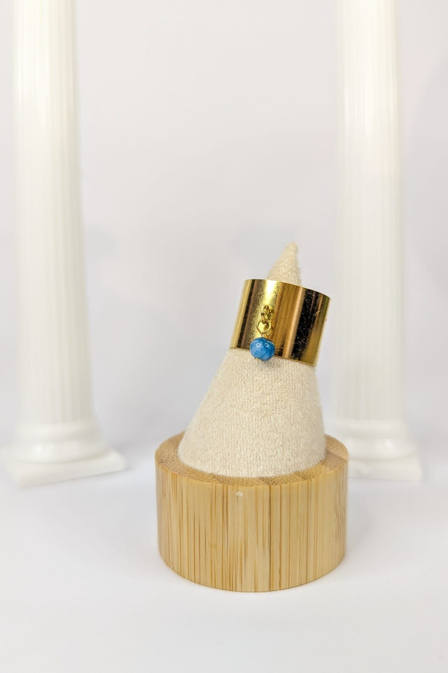 Bague Ondine - Apatite bleue