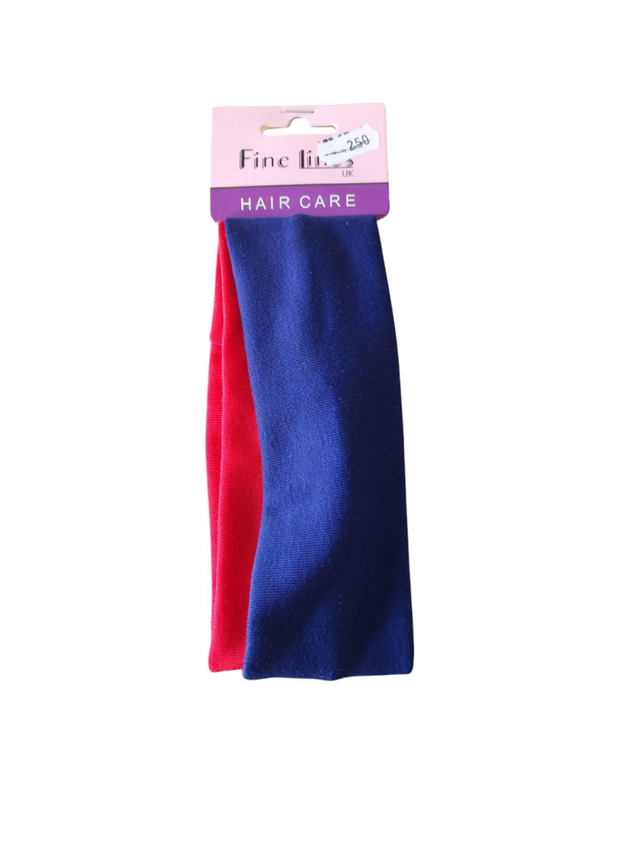 Bandeau 2 pc bleu et rouge 