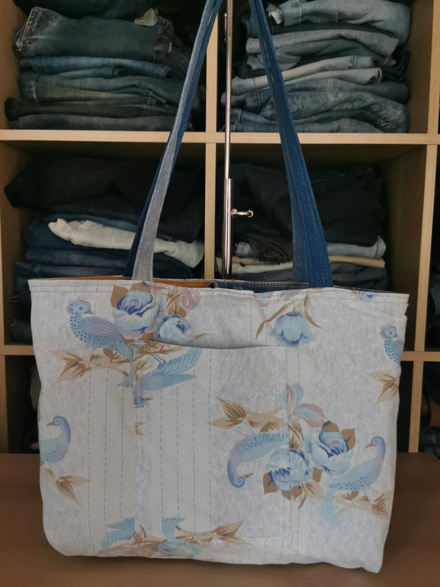 Sac en jeans recyclés #240 - Coloré et fonctionnel