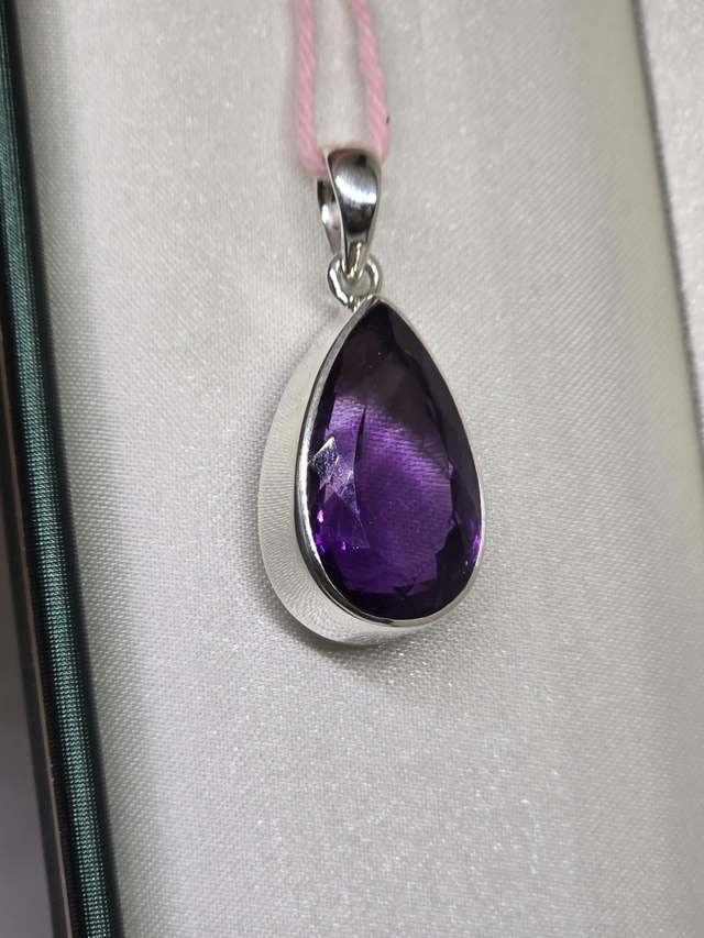 Pendentif Améthyste et Argent 925 