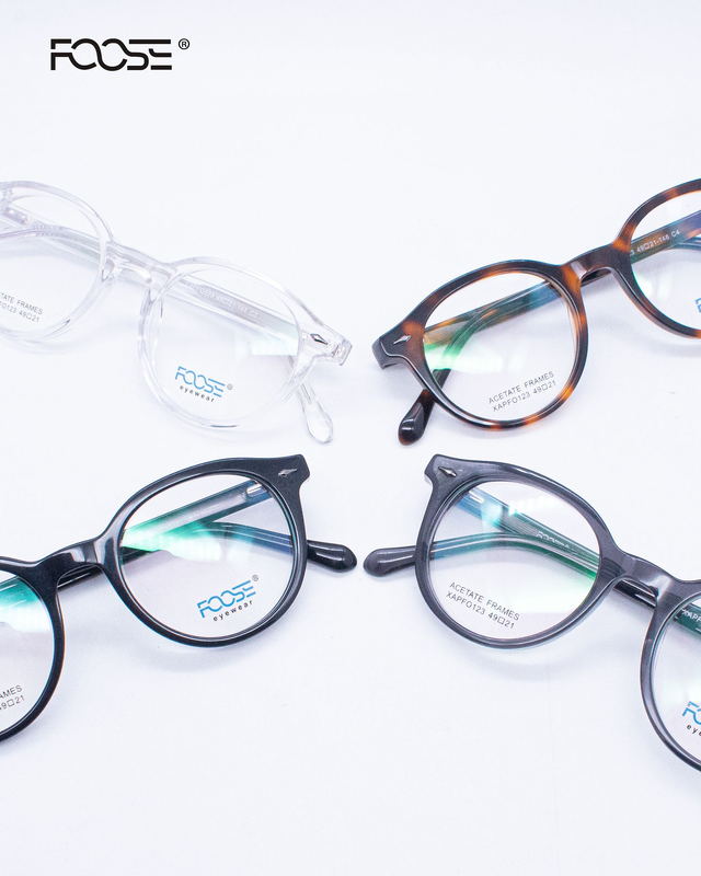 Montura Óptica Foose XAPFO-123 en Acetato - Inspirada en Moscot Lemtosh - Estilo Redondo Vintage Unisex