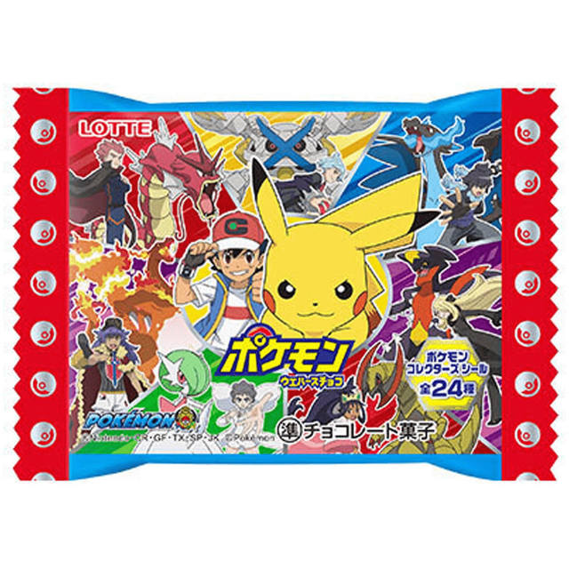  Lotte Pokemon Wafer Chocolate 23g