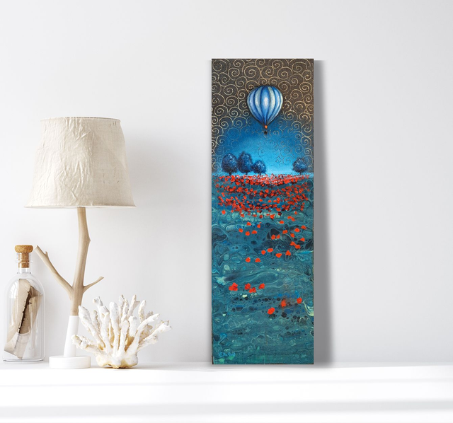 Mongolfiera e alberi 1