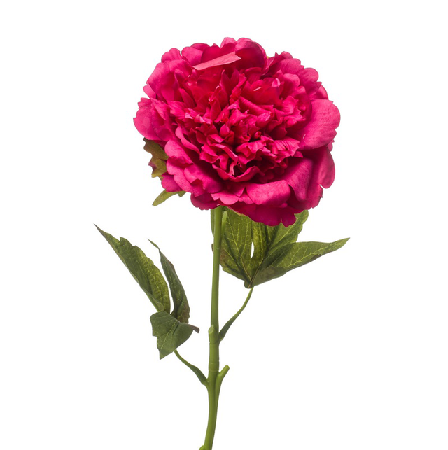Peony Spray Real Touch Fuchsia 