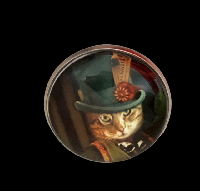 Fancy Cat Badge