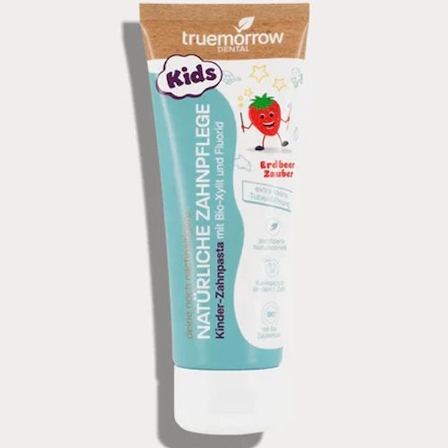 Truemorrow Kinderzahnpasta Erdbeer Zauber