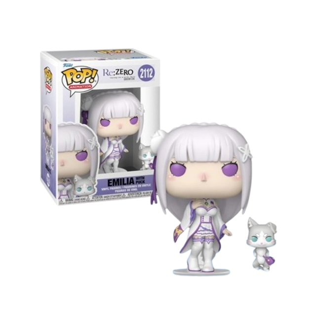 Re:Zero: Emilia (with Puck) Pop! #2112