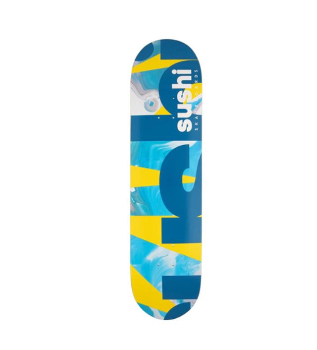 Sushi Deck Spectrum Logo Skateboard Deck 8.0”