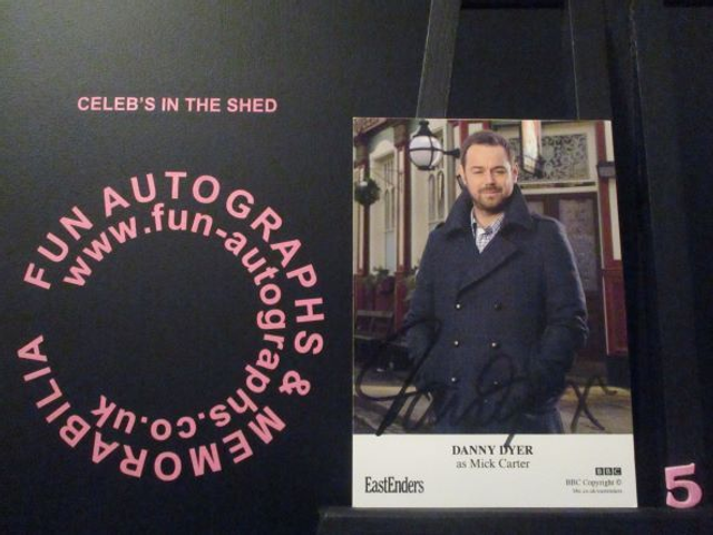 Danny Dyer (Mick Carter) Authentic Autographed EastEnders 6x4 Cast Card (5)