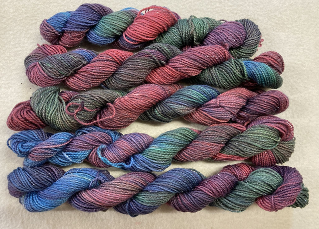 Limited Edition Sparkle Merino/Nylon Mini Skein 6561 Sparkle