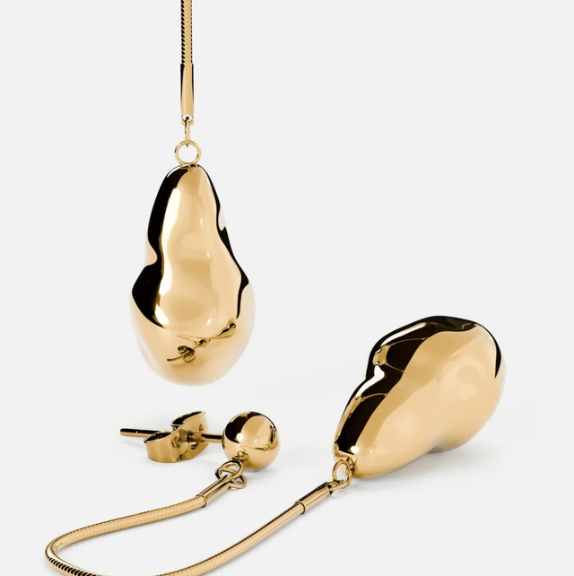 FU12 / Furiosa / Náušnice Baroque pearl / zlaté / stříbrné
