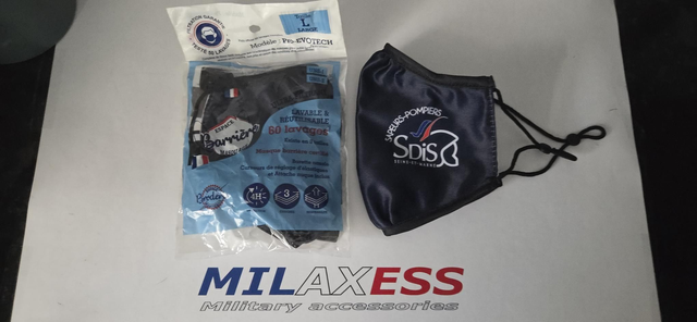 Masque hygiène Sapeurs Pompiers 77